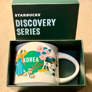 🩷 Korean Starbucks Mug 2025 Vibrant Illustrations of culture,flowers & food 🌸 🍱